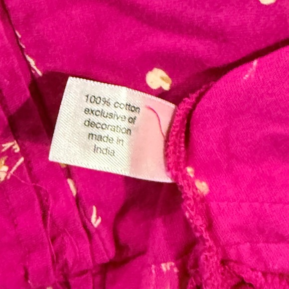 Lane Bryant Pink Floral Shirt Womens 14/16 V Neck Boho Cottage Garden - Picture 6 of 7